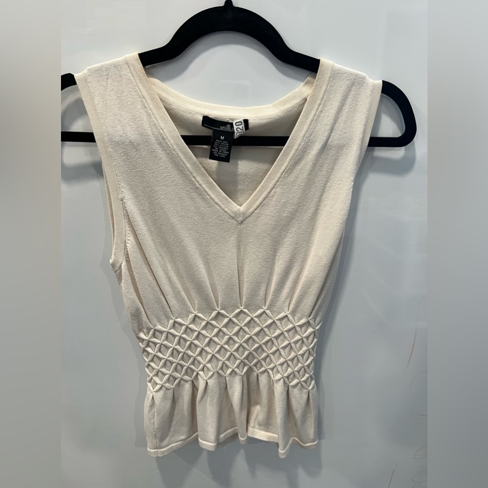 Sinched Sleeveless Top
